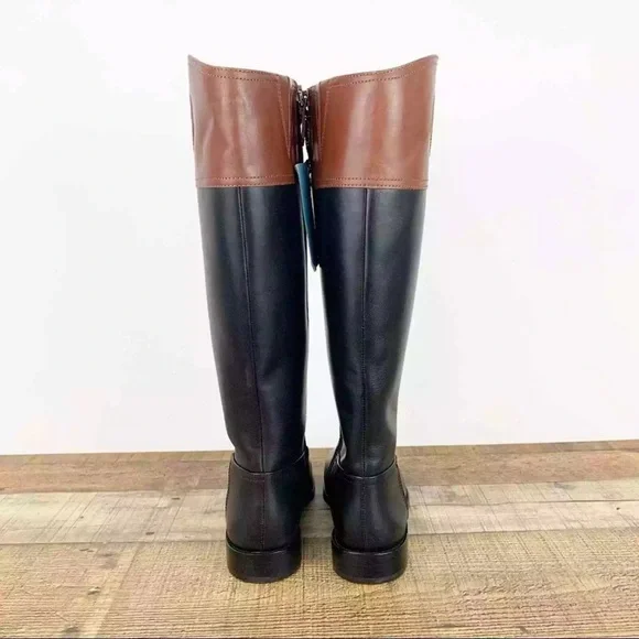 Antonio Melani Tall Genuine Leather Riding Boots - Picture 9 of 13